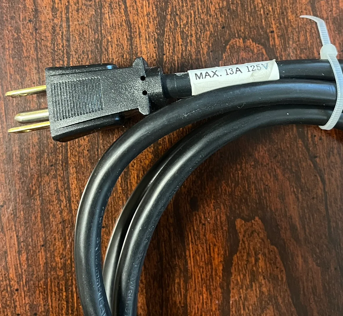 Ching Cheng EL-701 Black Power Cord image indicator(4)