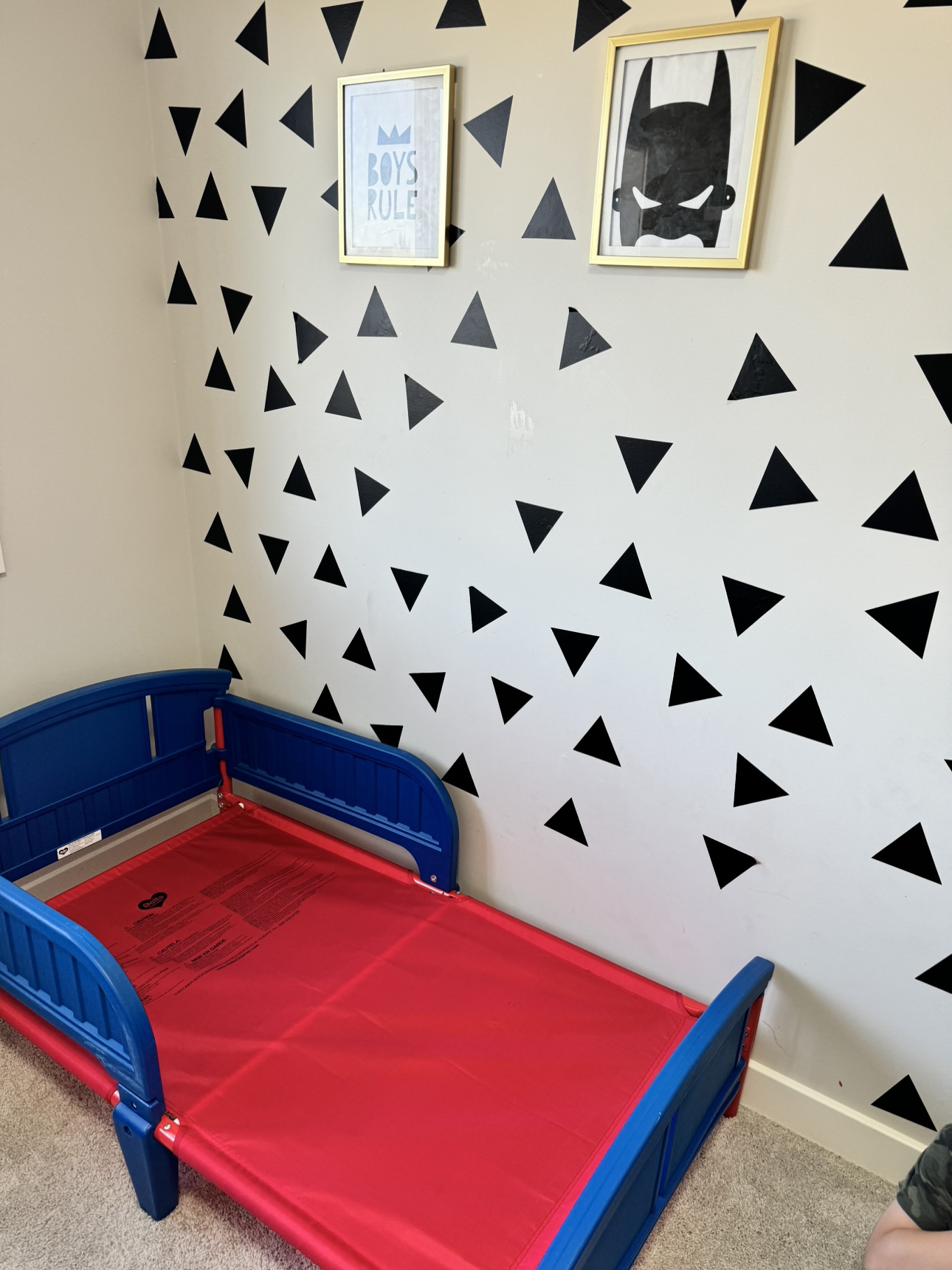 Toddler Bed with Rails