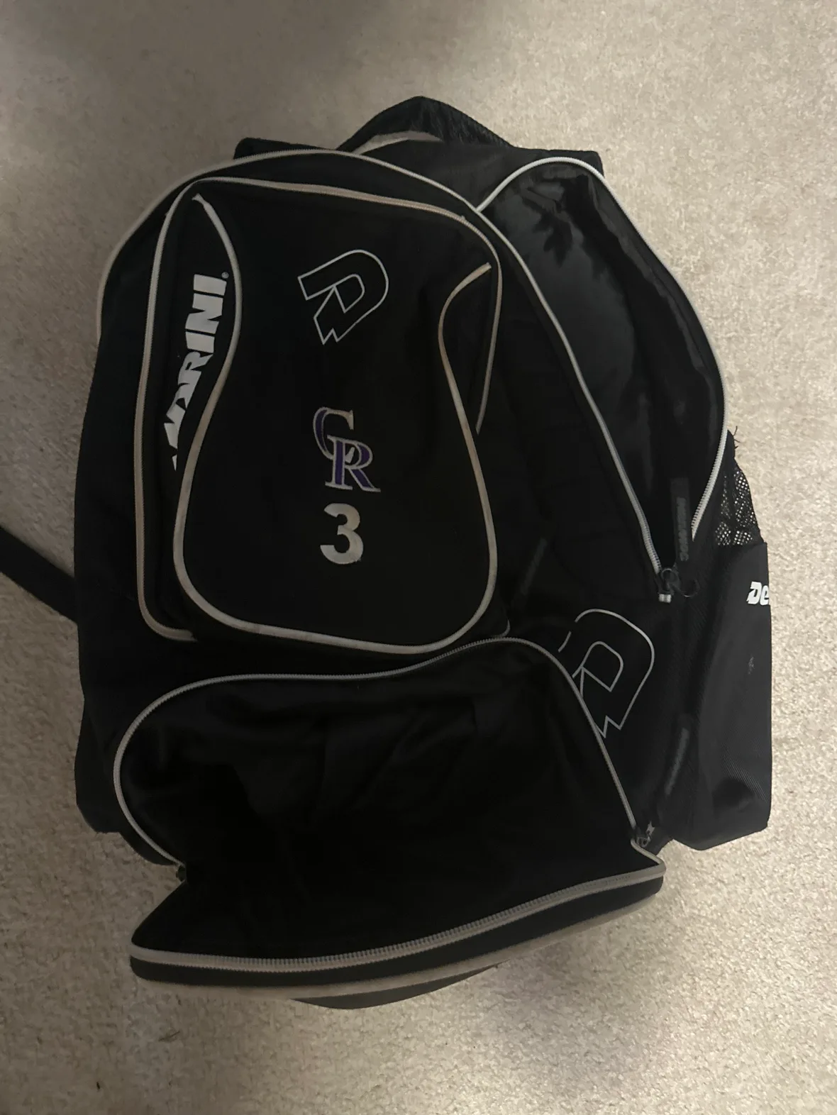DeMarini Baseball Backpack (Colorado Rockies official) image indicator(5)