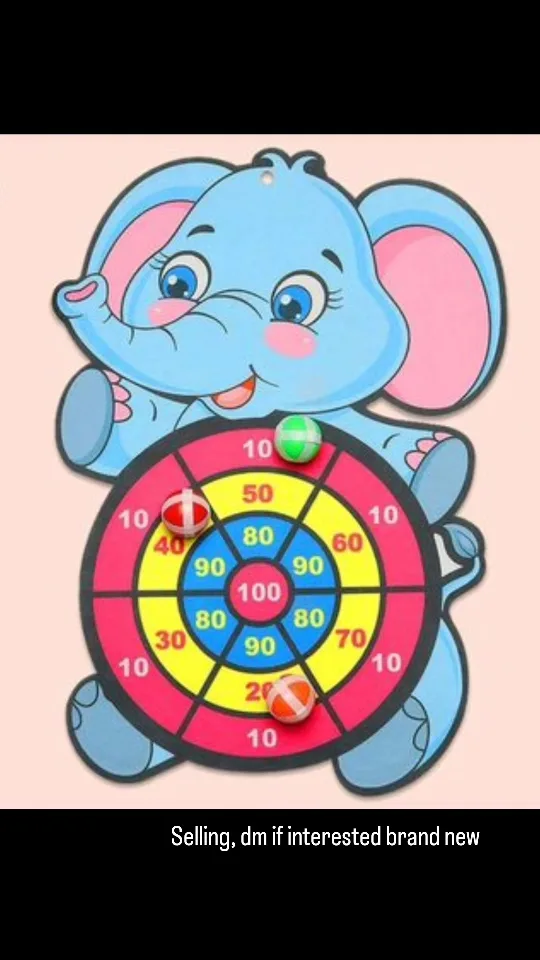 Kids Elephant Dart Board thumbnail