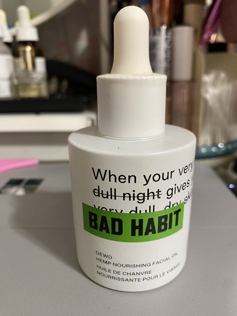 Bad Habit Dewd Hemp Nourishing Facial Oil #freecycle