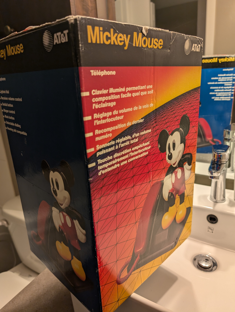 Mickey Mouse Phone Vintage AT&T - photo 4