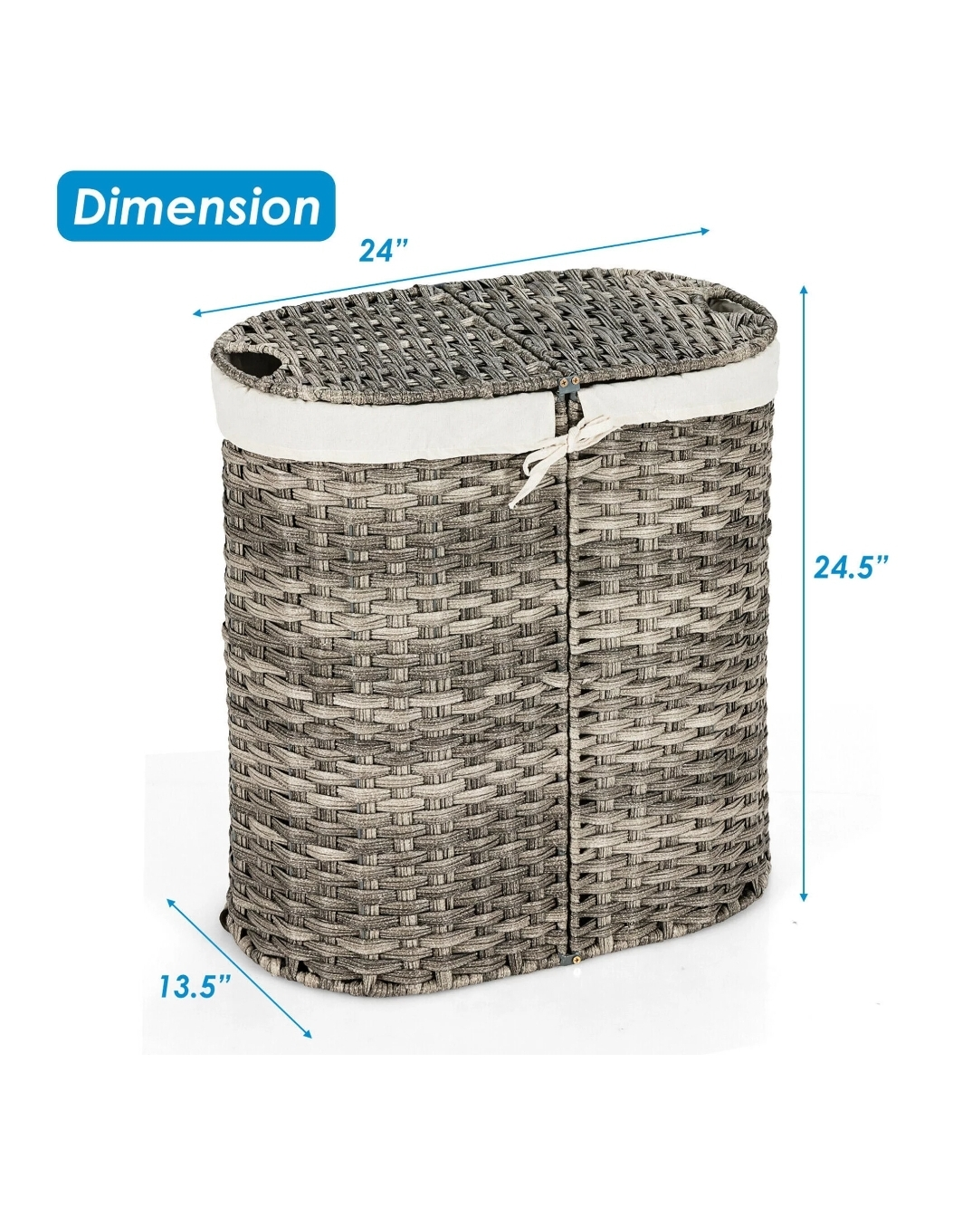 Seville Classics Laundry Hamper - photo 4