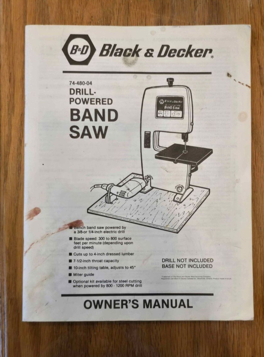 Black & Decker Band Saw - photo 5