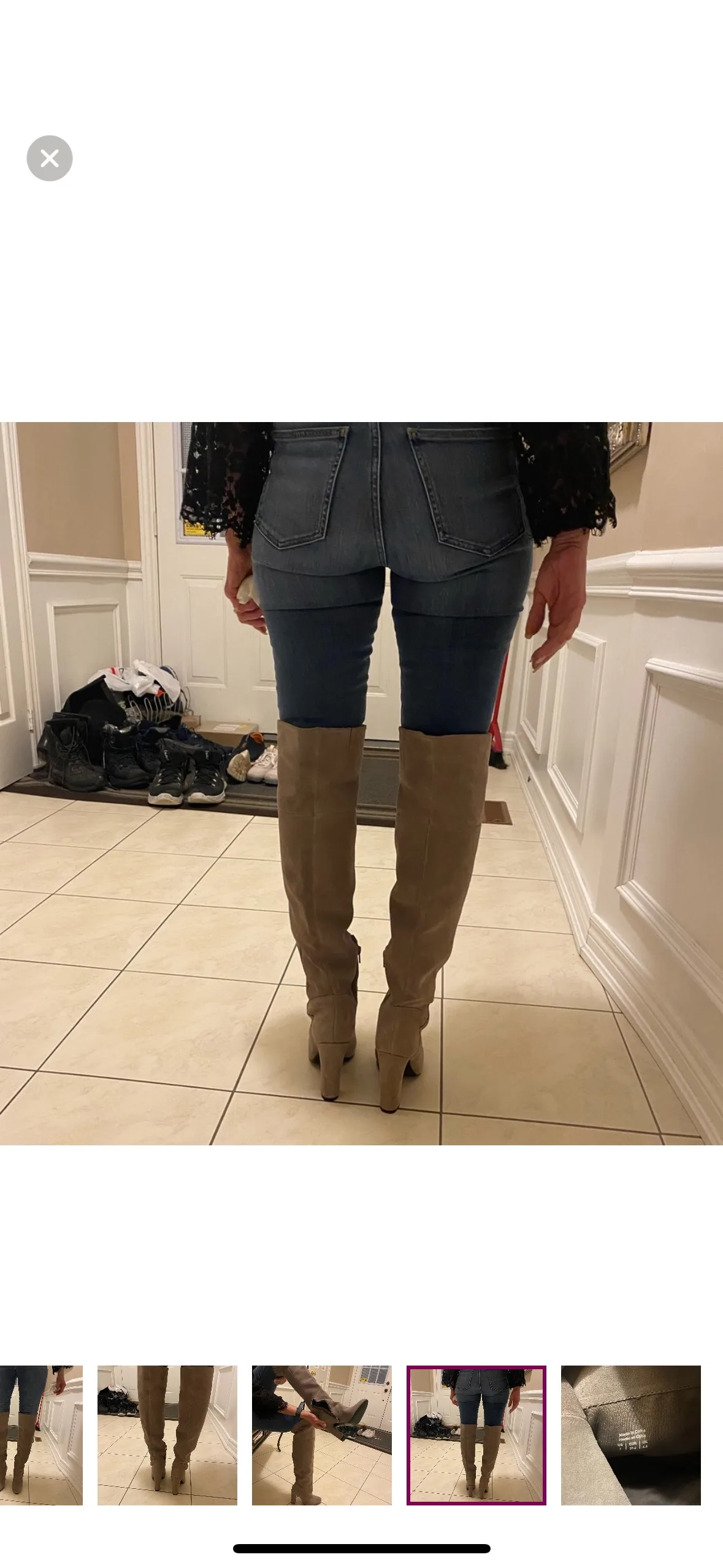 Over the Knee Suede Boots image indicator(7)