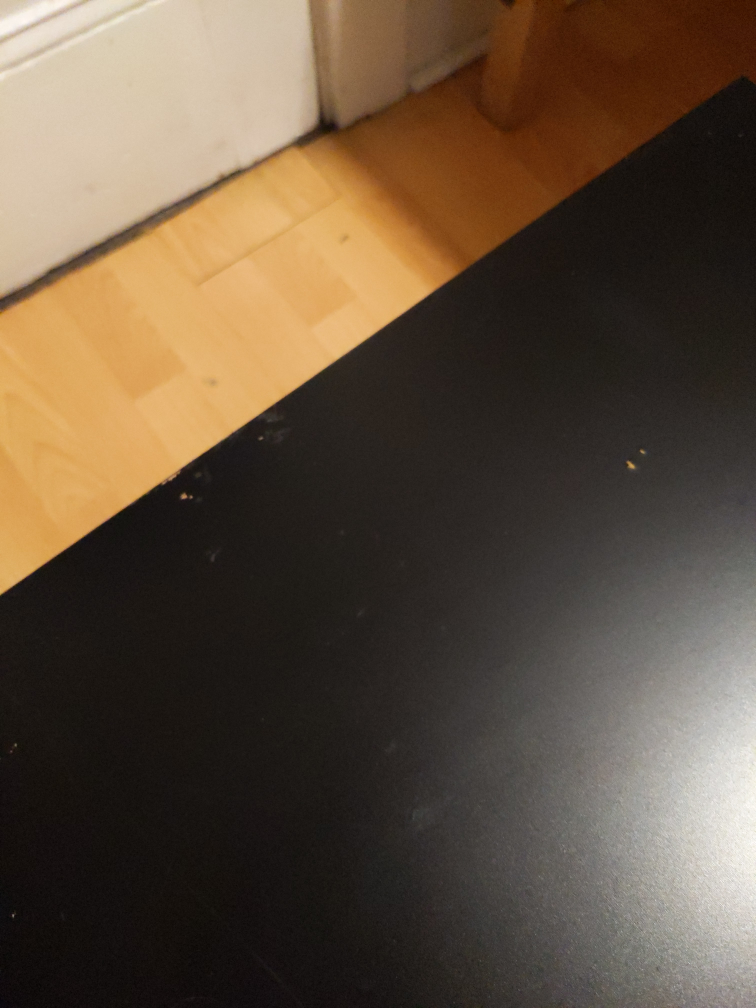 Ikea Black Square End Table - photo 2