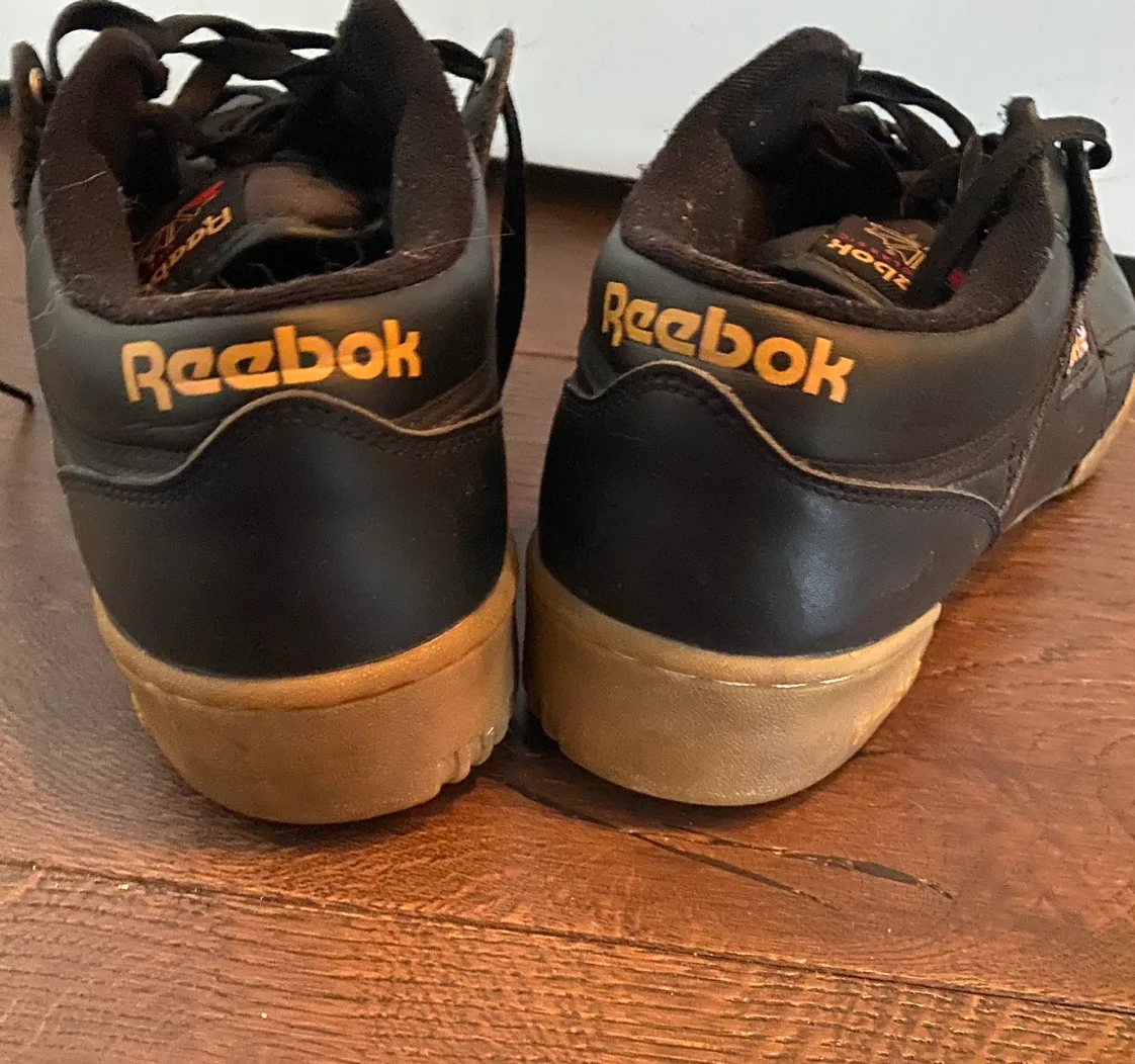 Reebok Black Leather Sneakers image indicator(3)