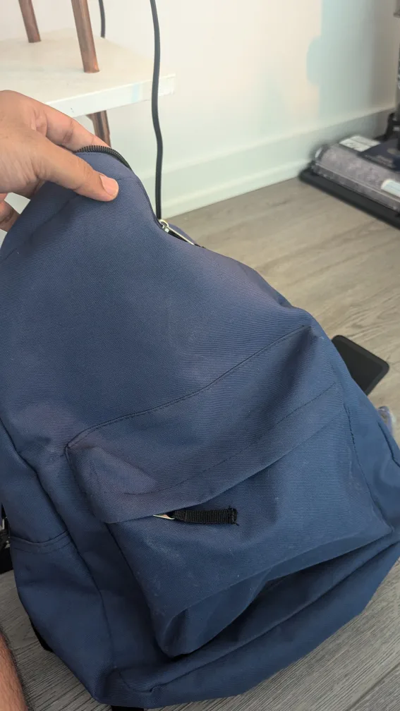 Blue Backpack Herschel style waterproof #freecycle image indicator(2)