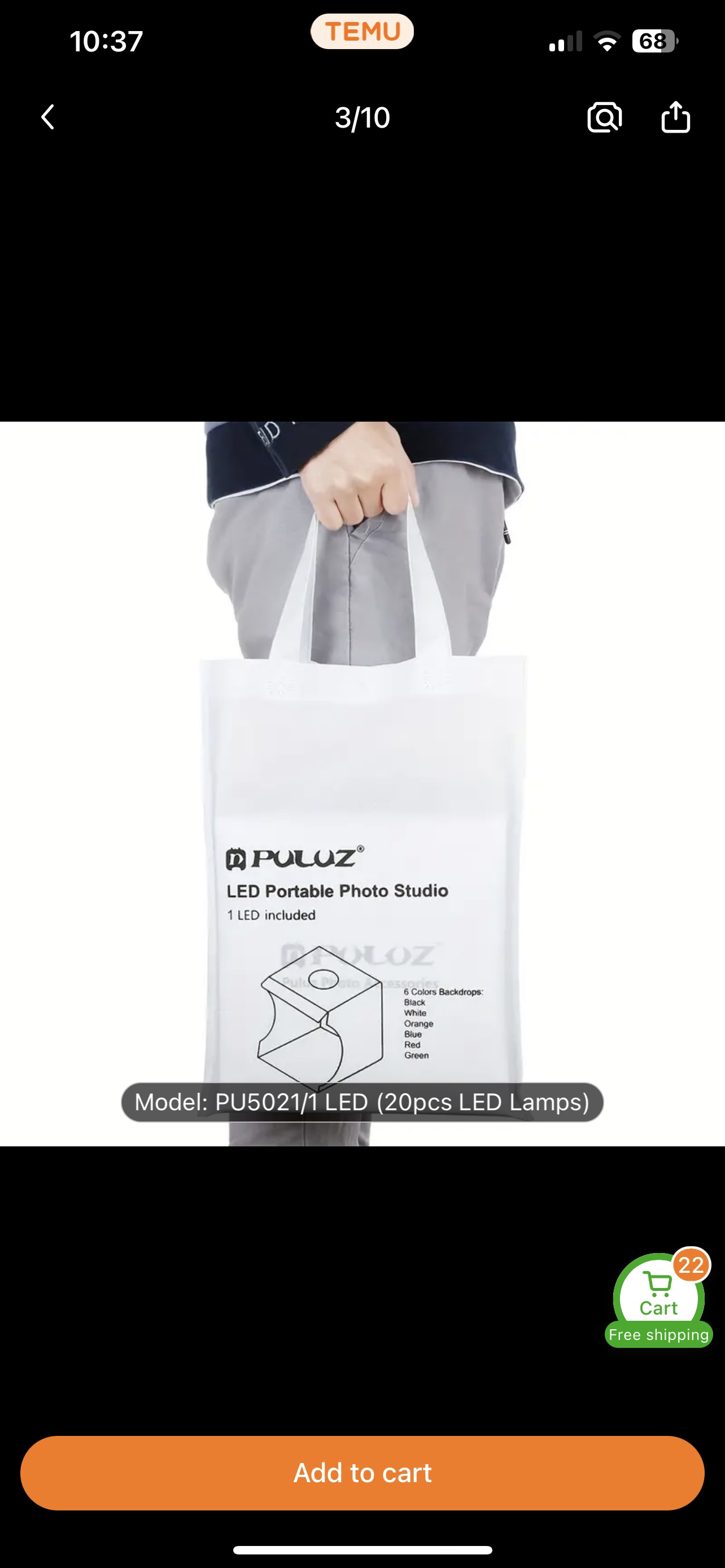 PULUZ Photo Light Box - photo 4