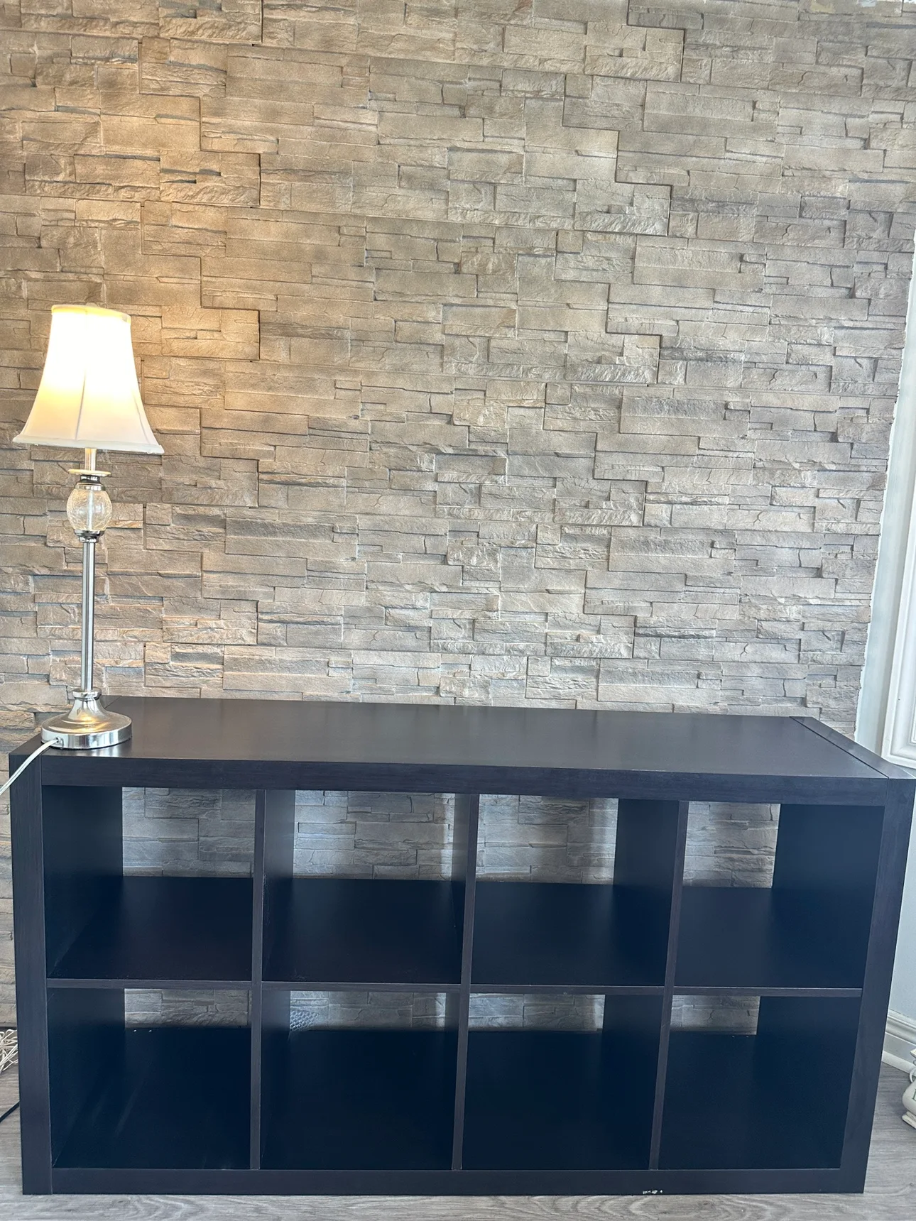 IKEA Black 9 Cube Shelf Unit- Very good condition! image indicator(6)