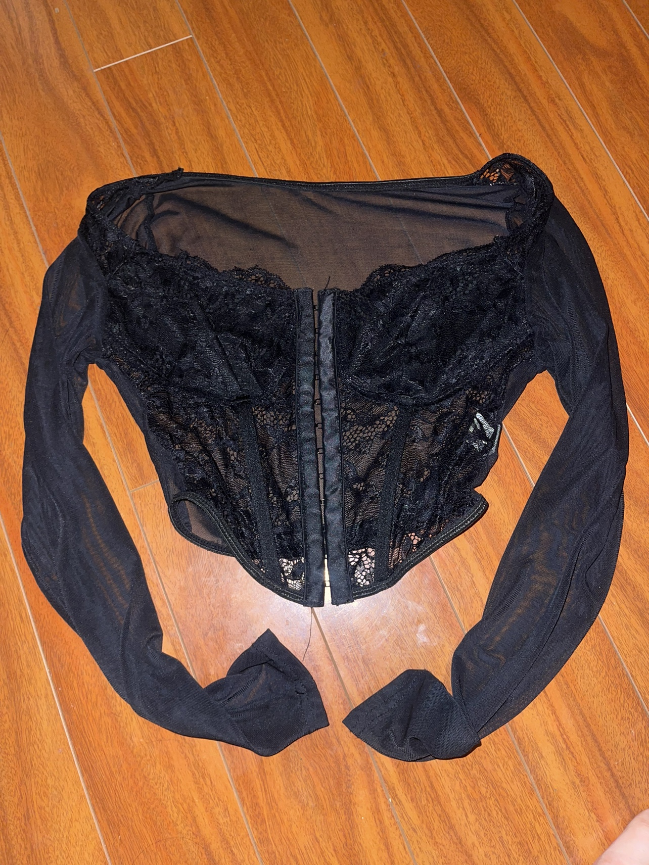 Lace corset top