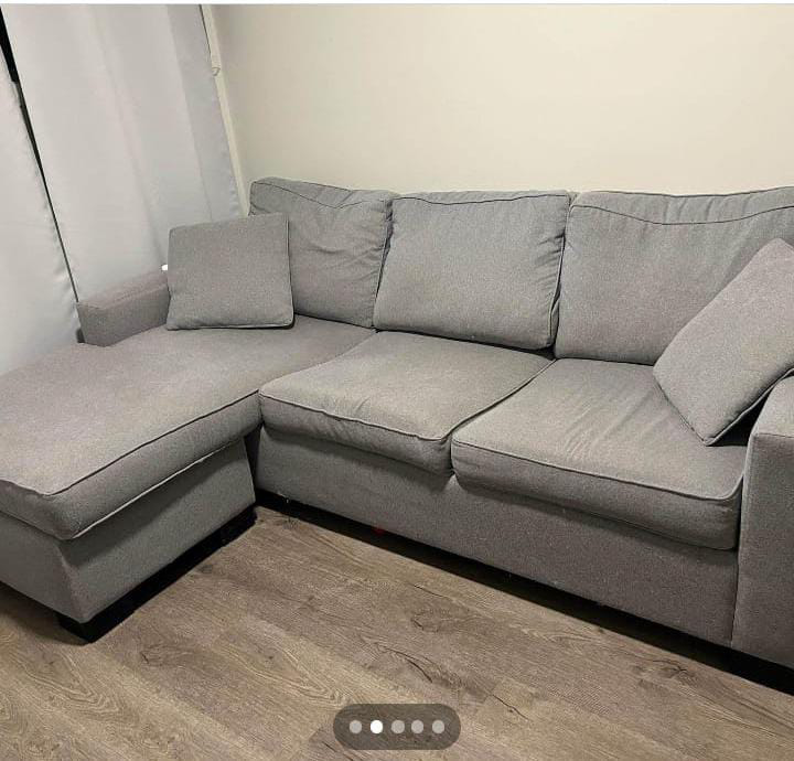 Grey Sectional Sofa Bed - photo 2