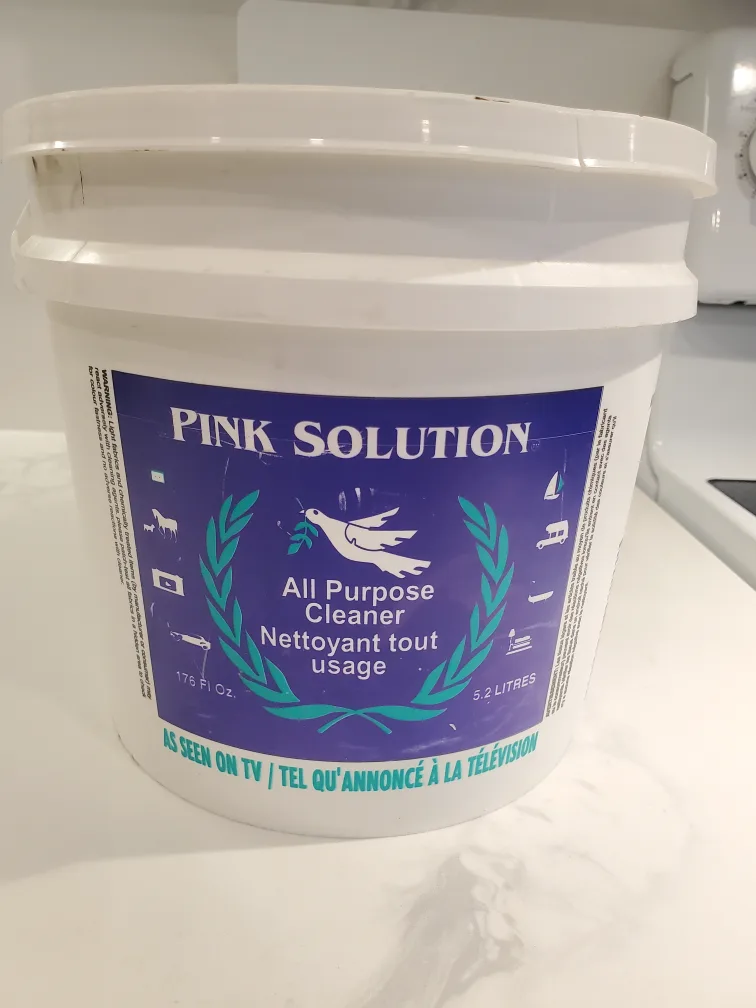 Pink Solution All Purpose Cleaner #freecycle thumbnail
