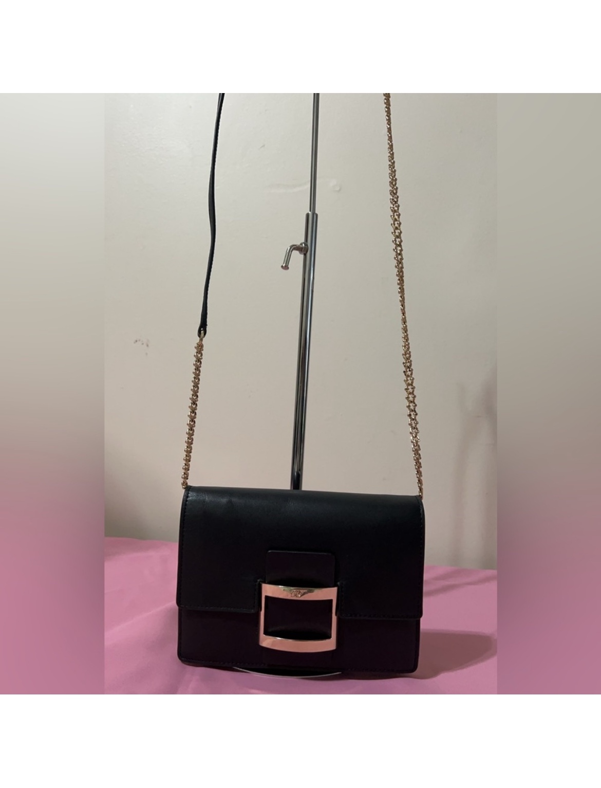 Roger Vivier Viv Icon Black Chain Bag - photo 2