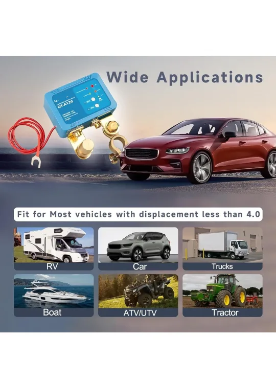 Car Battery Remote Switch image indicator(5)