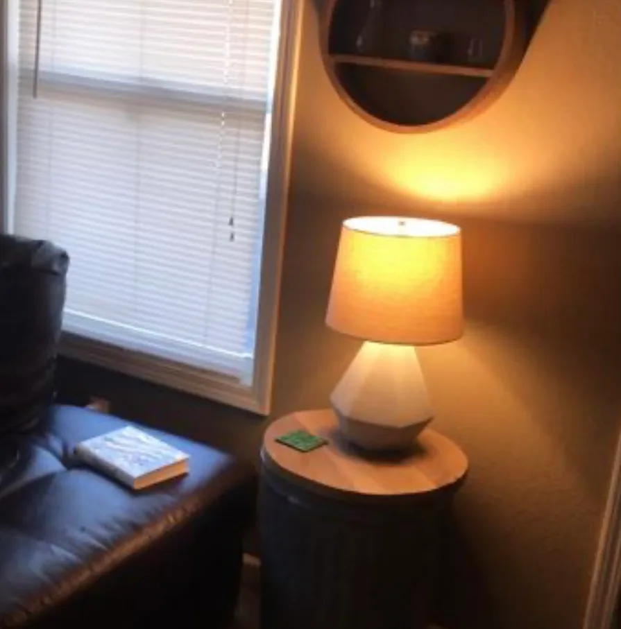 NEW - Polished Concrete Geometric Table Lamp image indicator(7)