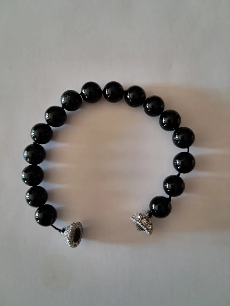 Black Bead Bracelet #freecycle# image indicator(2)