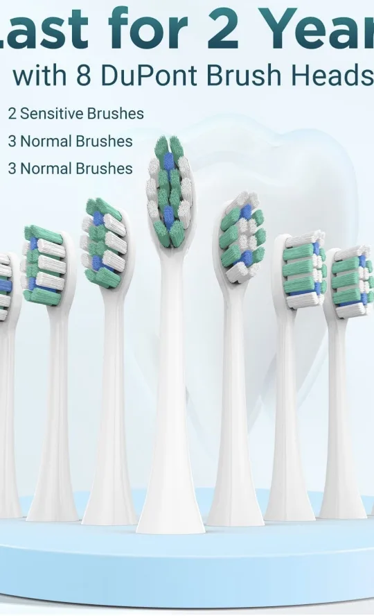 New Ultrasonic Toothbrush Reachargeable Electr image indicator(3)