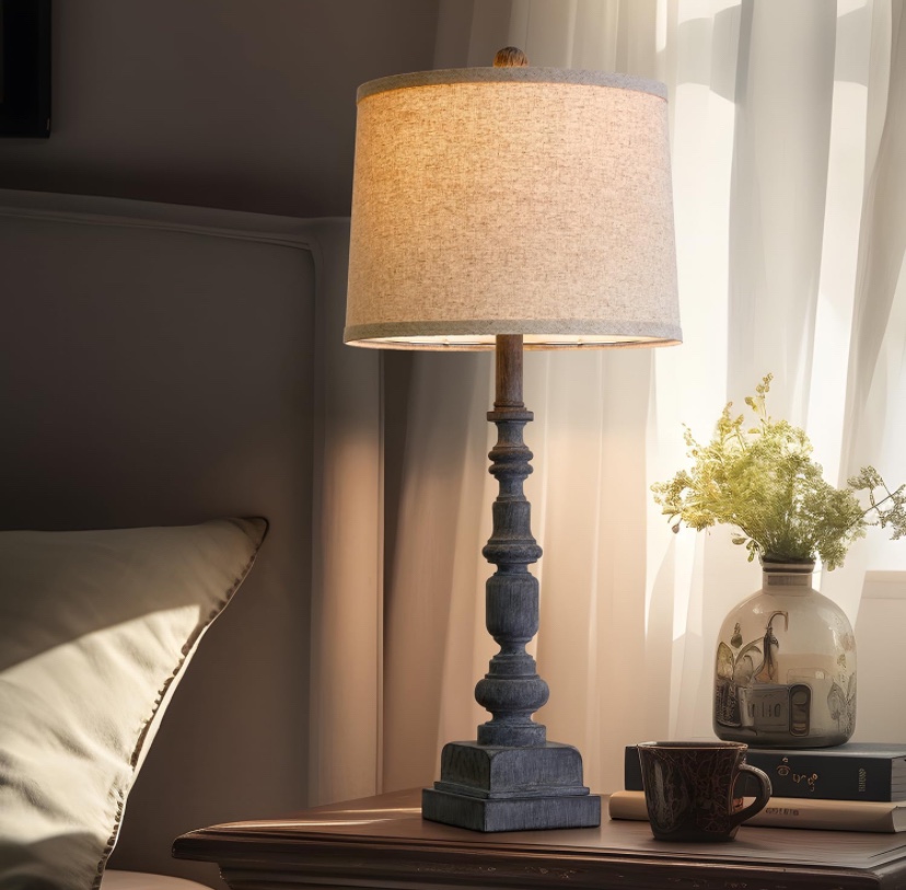 Table Lamp with Shade 27.7” - Brand New - photo 2
