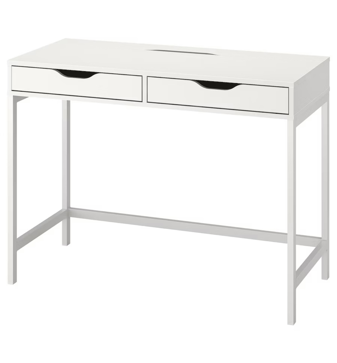 White Desk with Drawers - photo 4