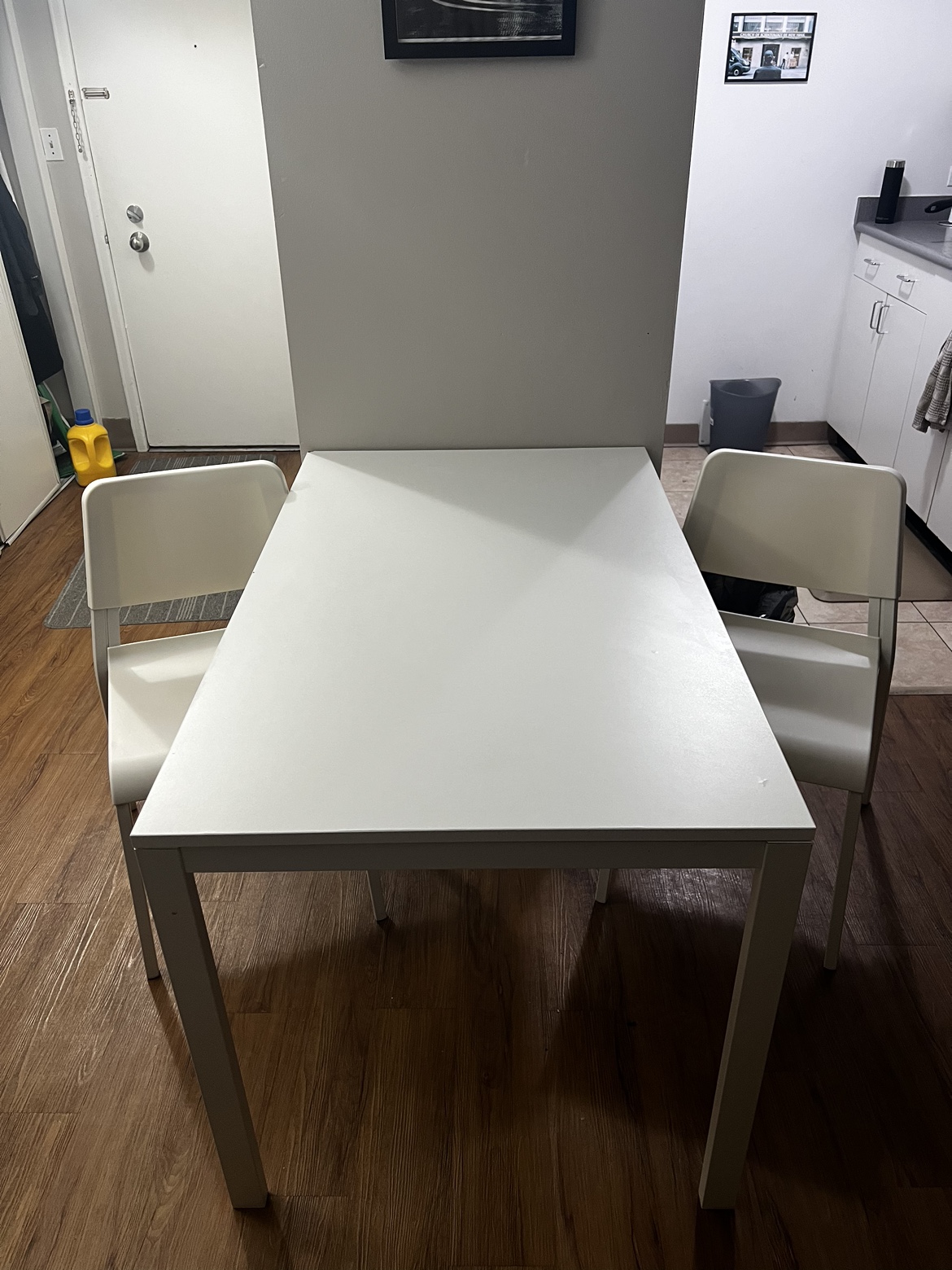 White Dining Table and Chairs