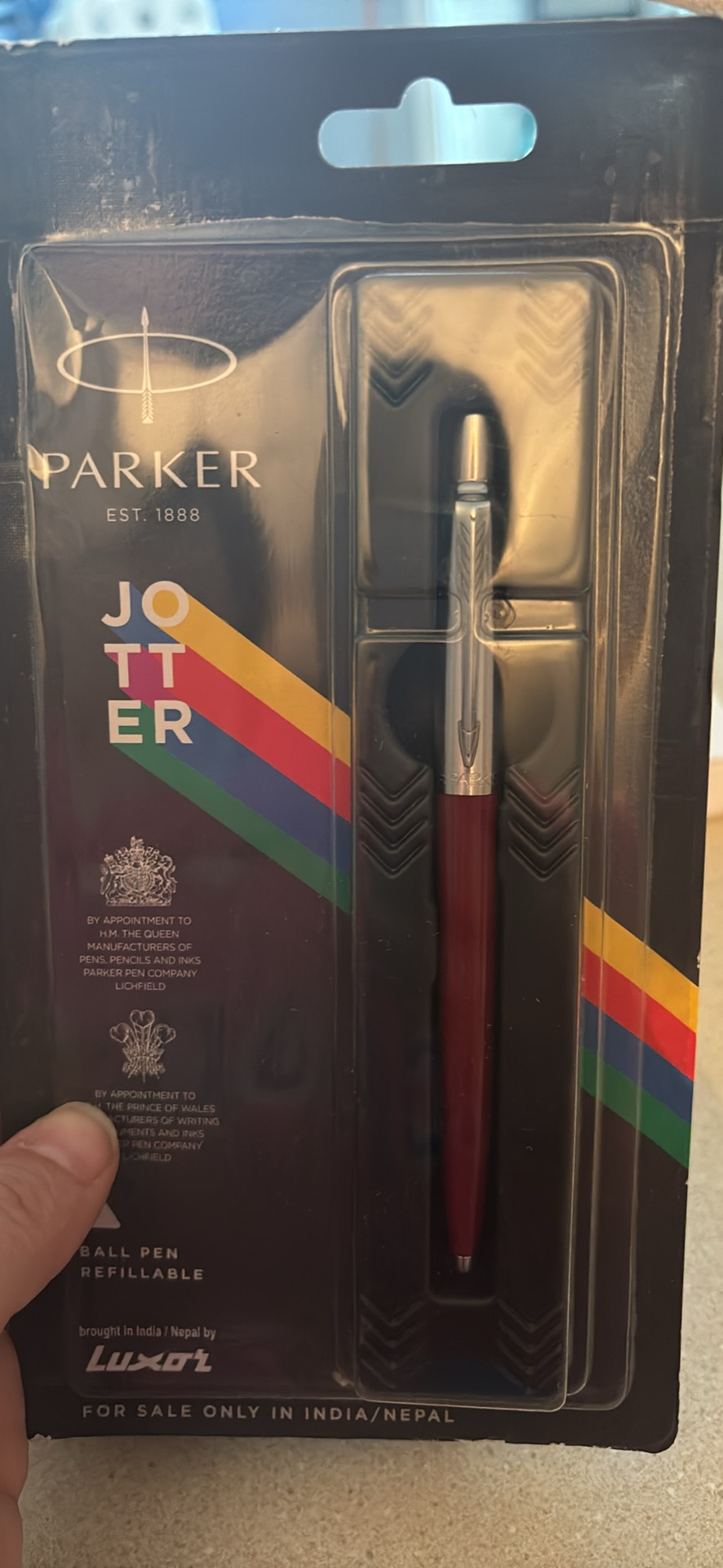 Parker jotter red ballpoint pen - photo 2