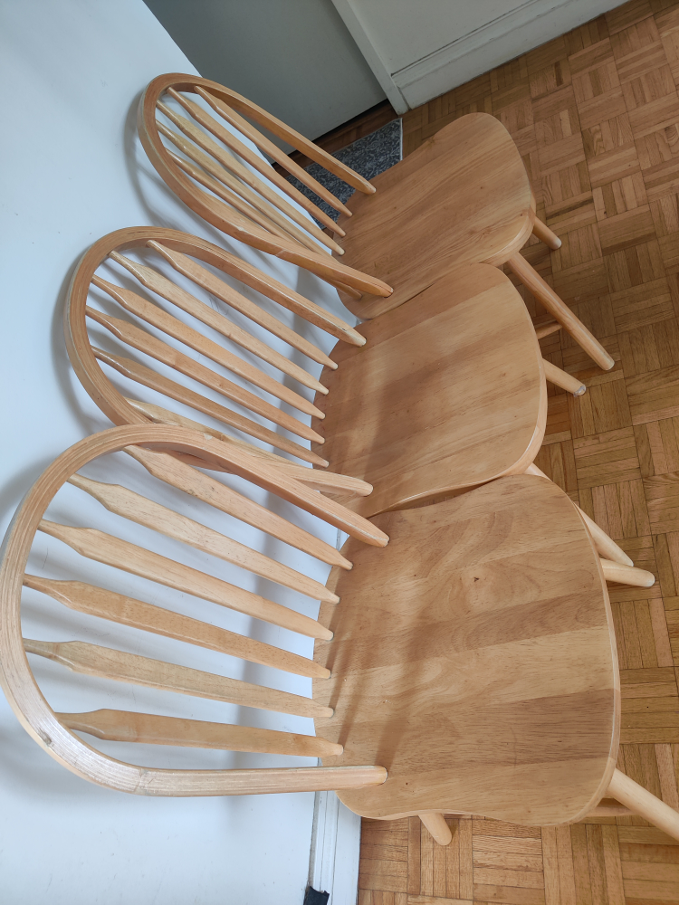 Dinning table and 3 chairs - photo 4