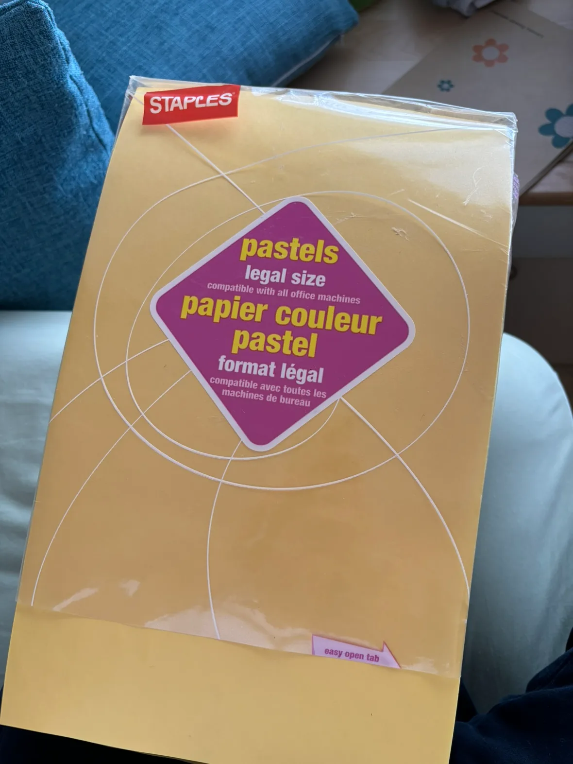 Staples Pastel Legal Paper thumbnail