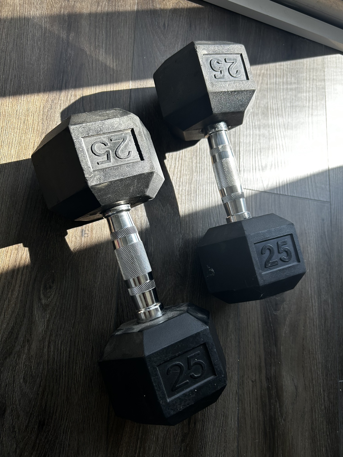 Set of 25lbs Dumbbells - photo 2