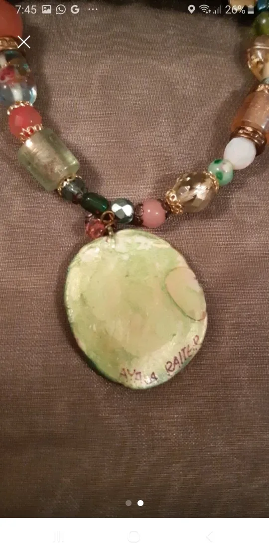 Handcrafted Necklace (signed by artist) image indicator(2)