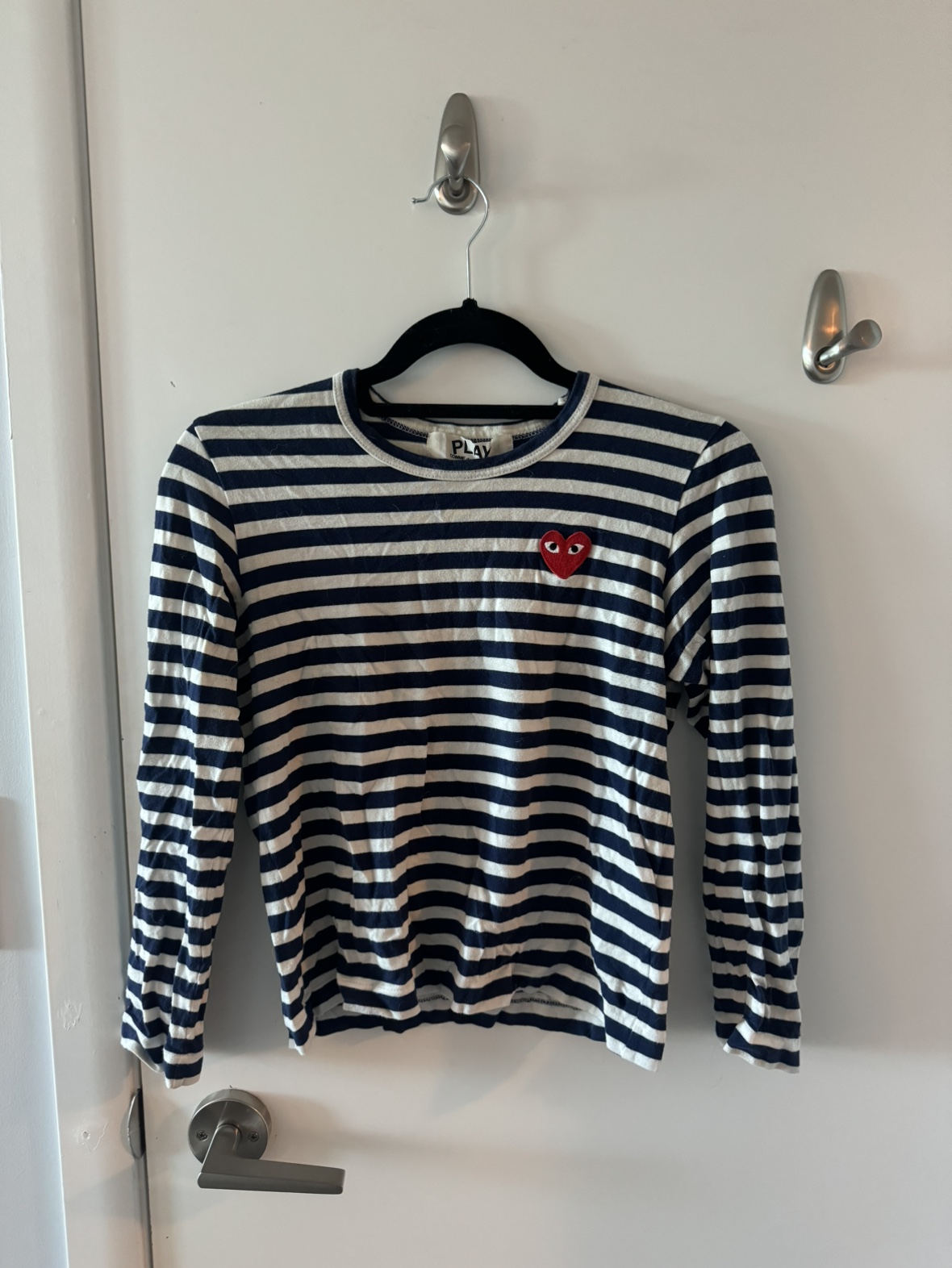Play Comme Des Garçons Long Sleeve Striped Shirt