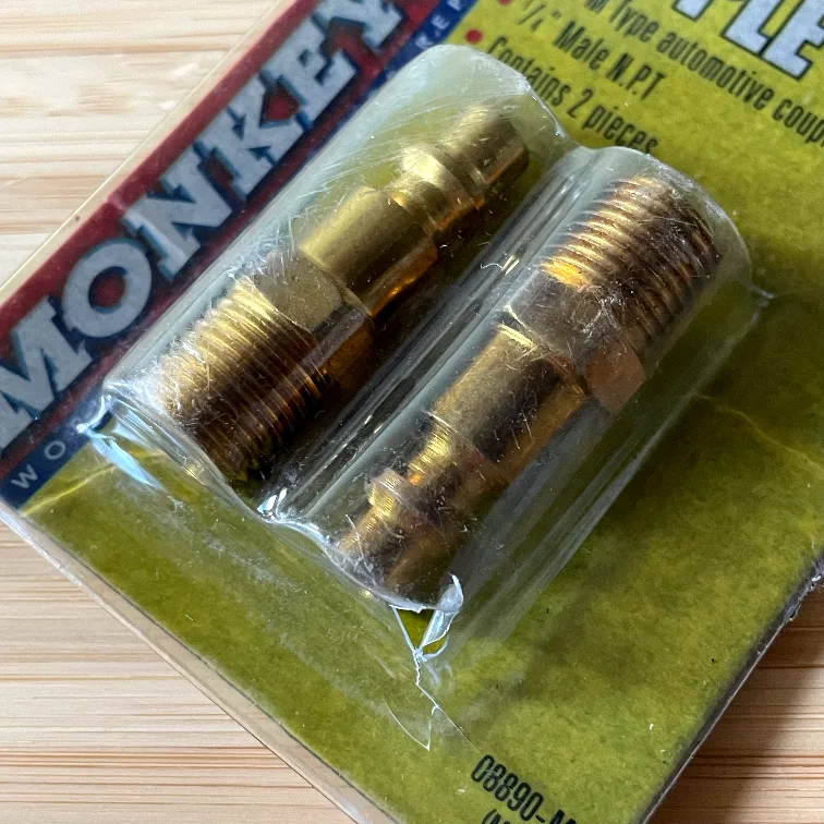 M-Type Interchangeable Nipple 1/4" Male Coupler #freecycle image indicator(3)