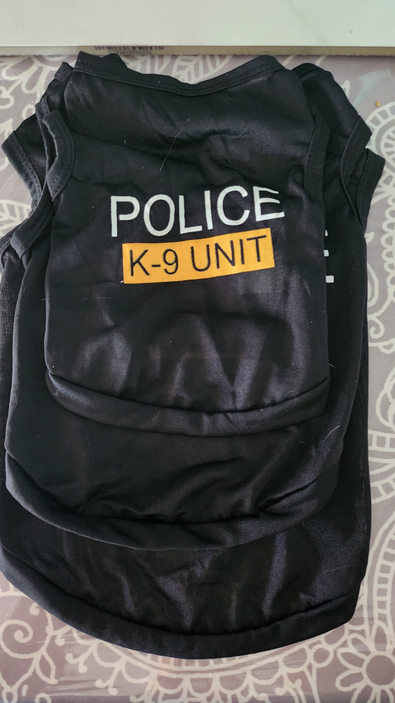 Dog/Cat K-9 Police Costume