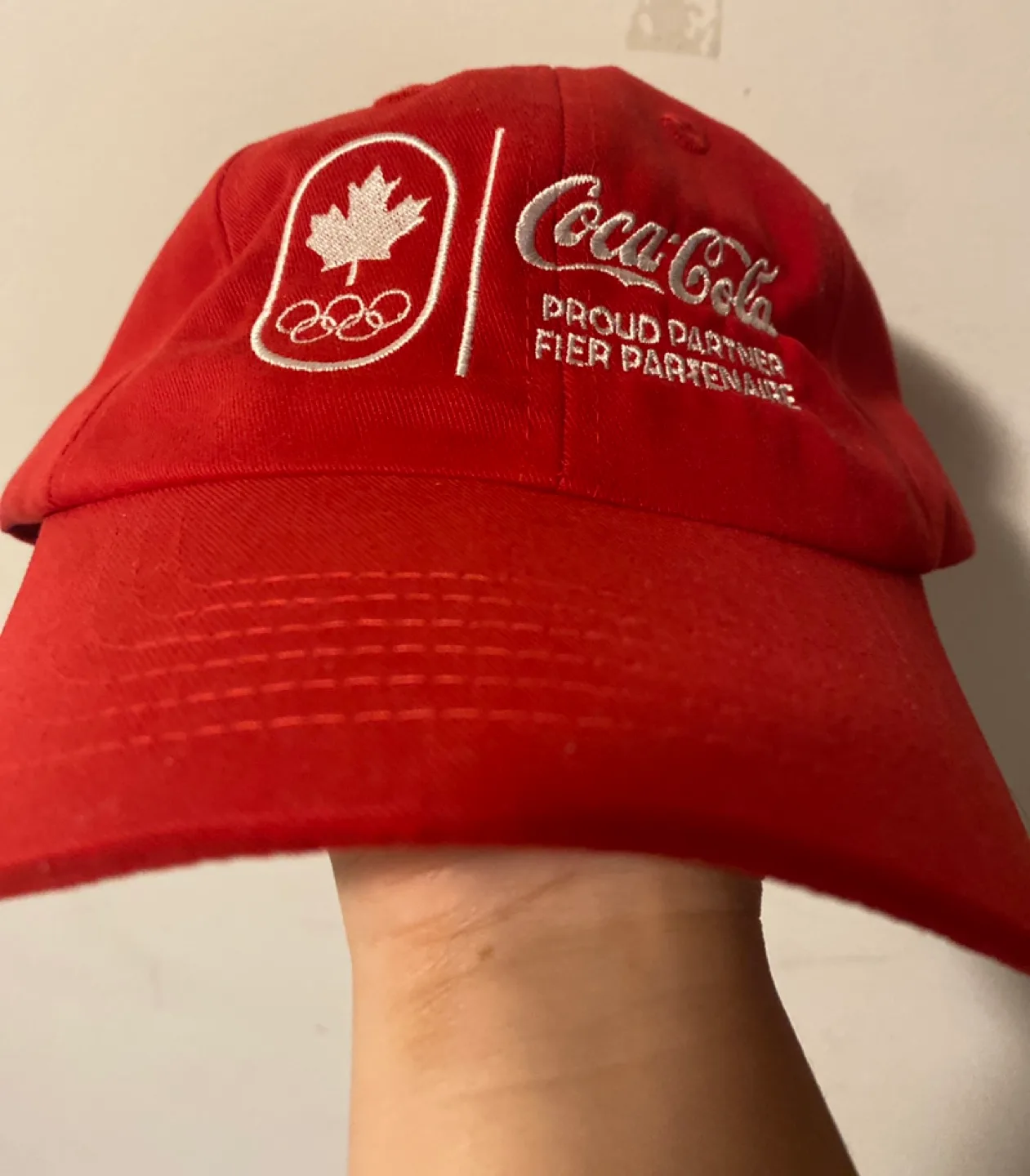 Coca Cola Olympics cap