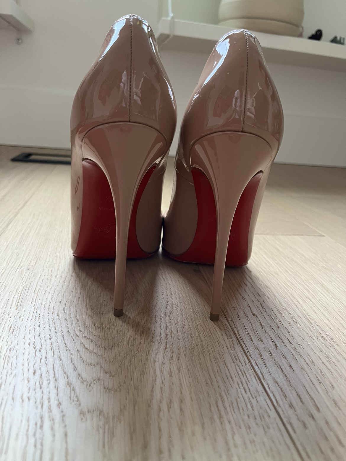 Christian Louboutin So Kate 120 Beige Heels - photo 2