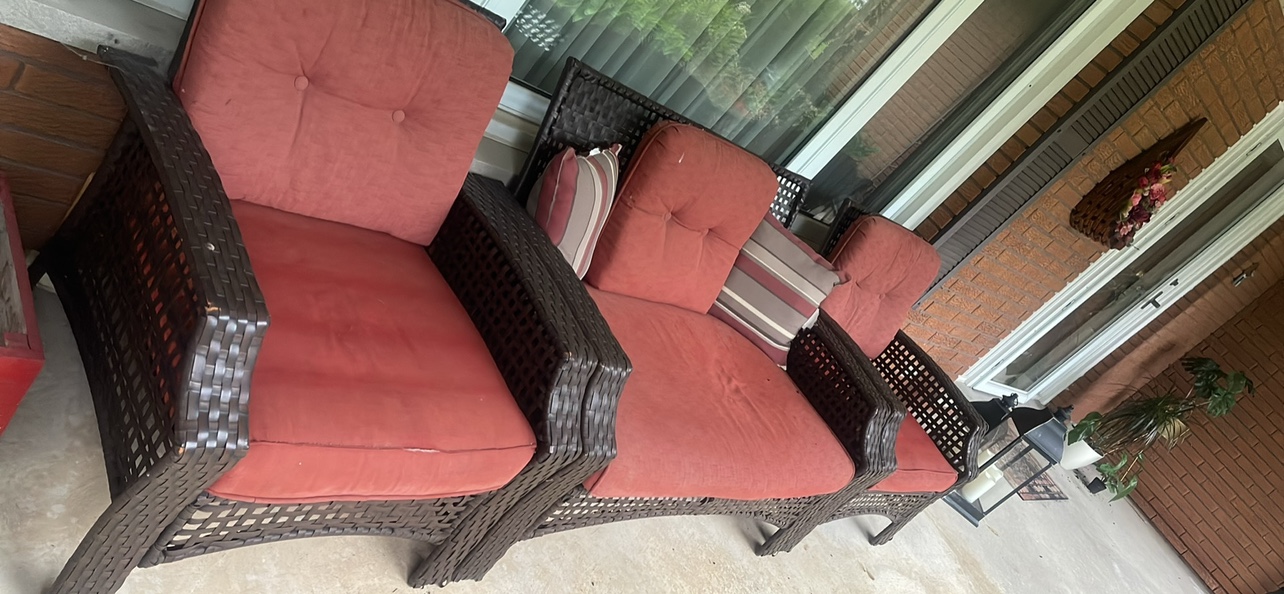 Wicker Patio Furniture Set - photo 2
