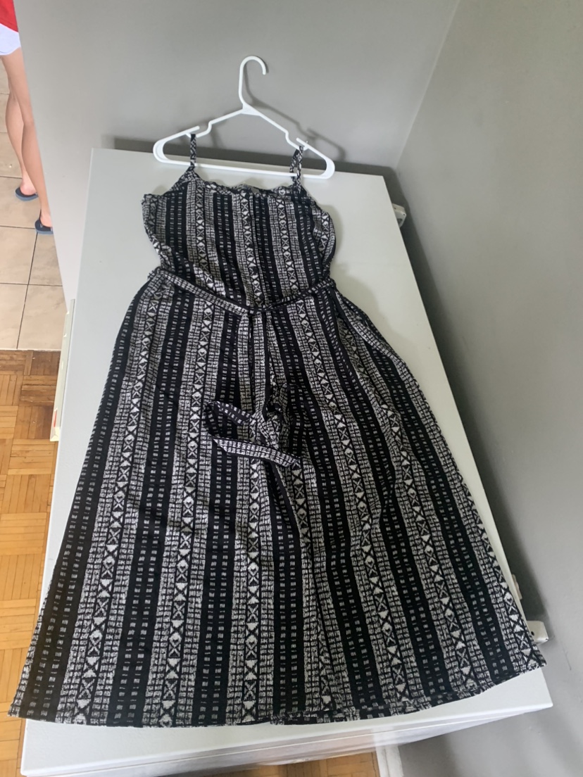 Black and White Patterned Jumpsuit #freecycle