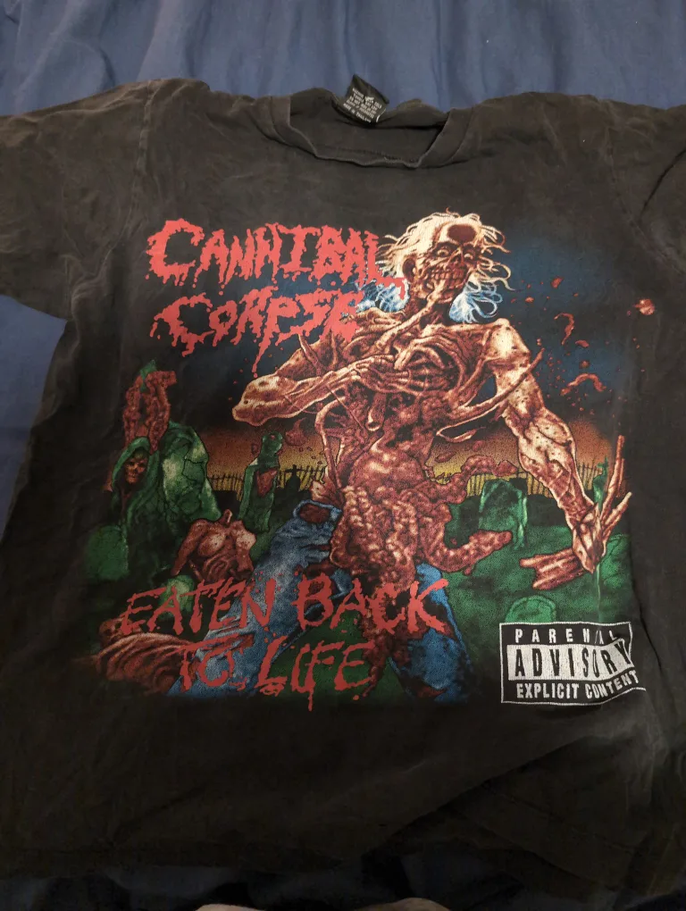 Vintage Cannibal Corpse Eaten Back to Life T-Shirt thumbnail