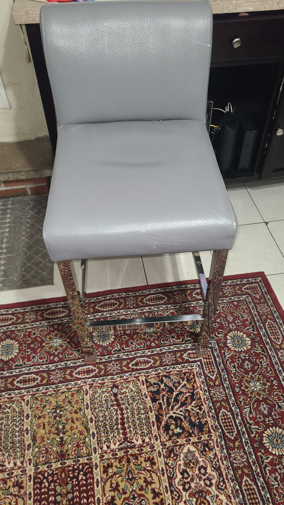 Grey Bar Stool