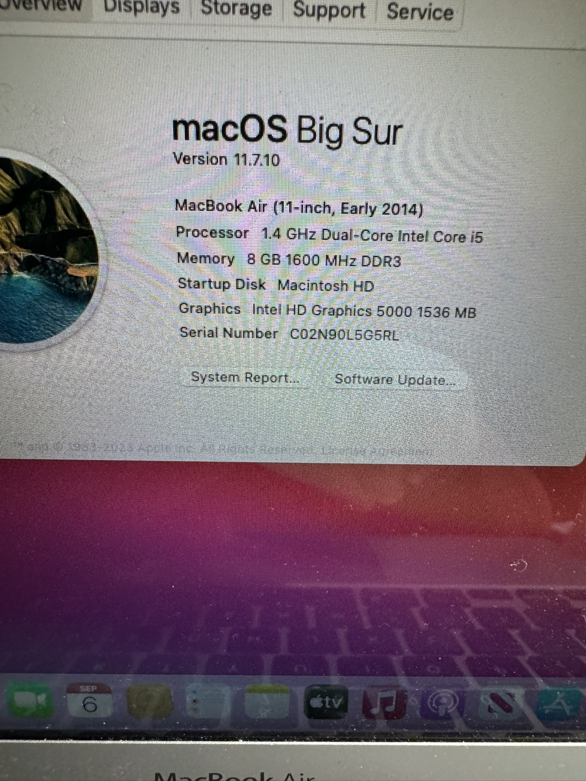 Apple 2014 Macbook Air 11” - photo 5