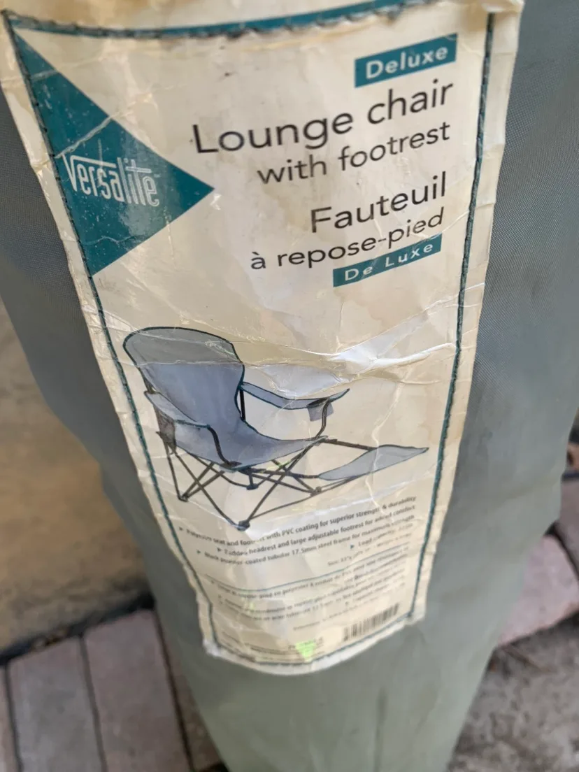 Folding Camping Chair with foot rest image indicator(7)