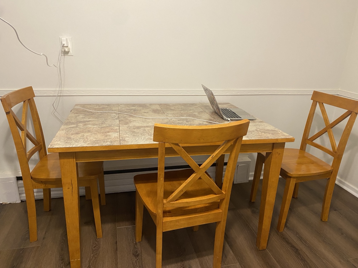 Dining Table and Chairs Set