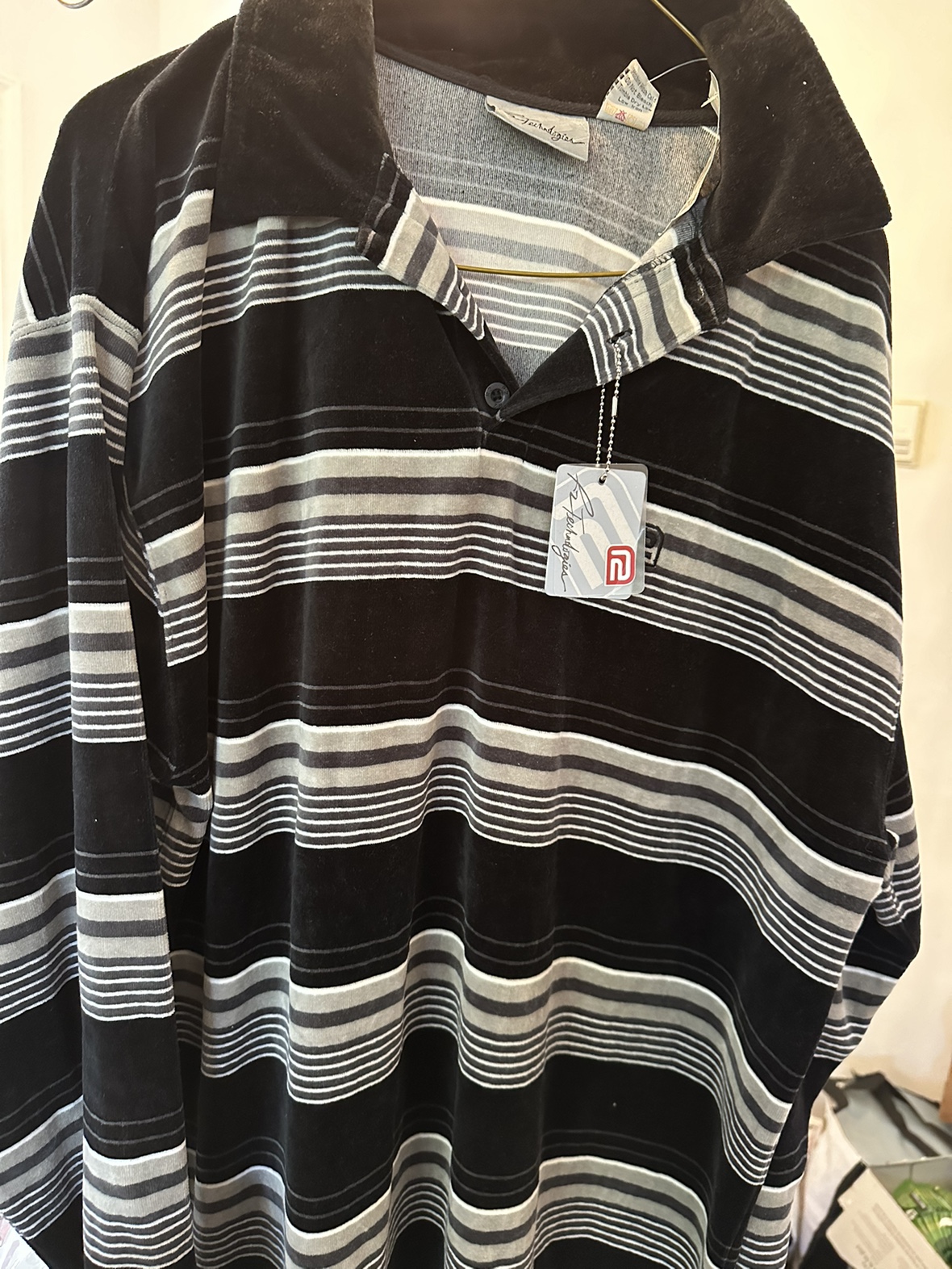 Mens Striped Long Sleeve Shirt