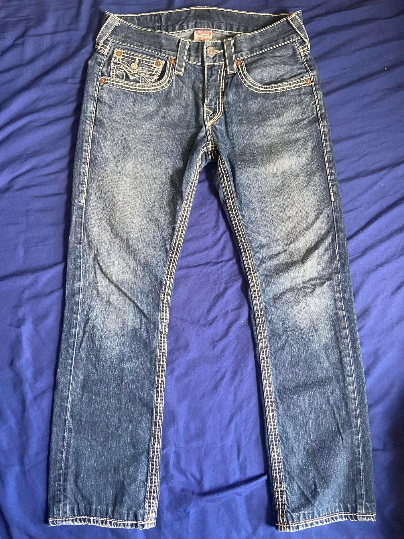 Men’s True Religion Jeans MB3 Ricky Straight Fit image indicator(5)