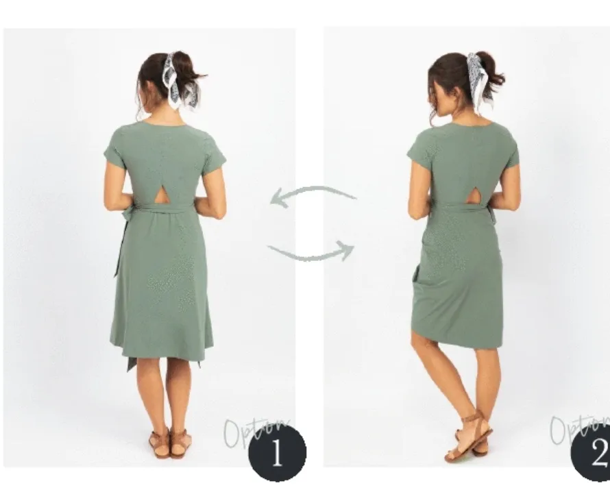 The Kosan Go Travel Dress vintage black. image indicator(5)