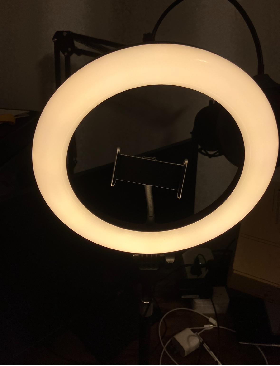 Desk phone ring light (for virtual meetings, youtube, etc.) - photo 3