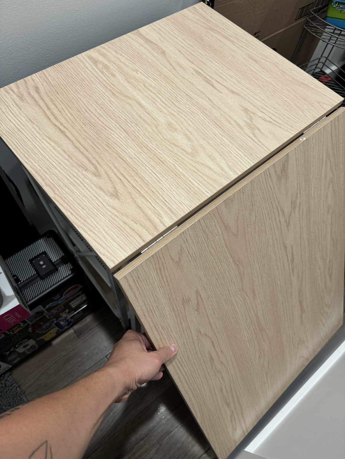 Folding Desk with Shelf