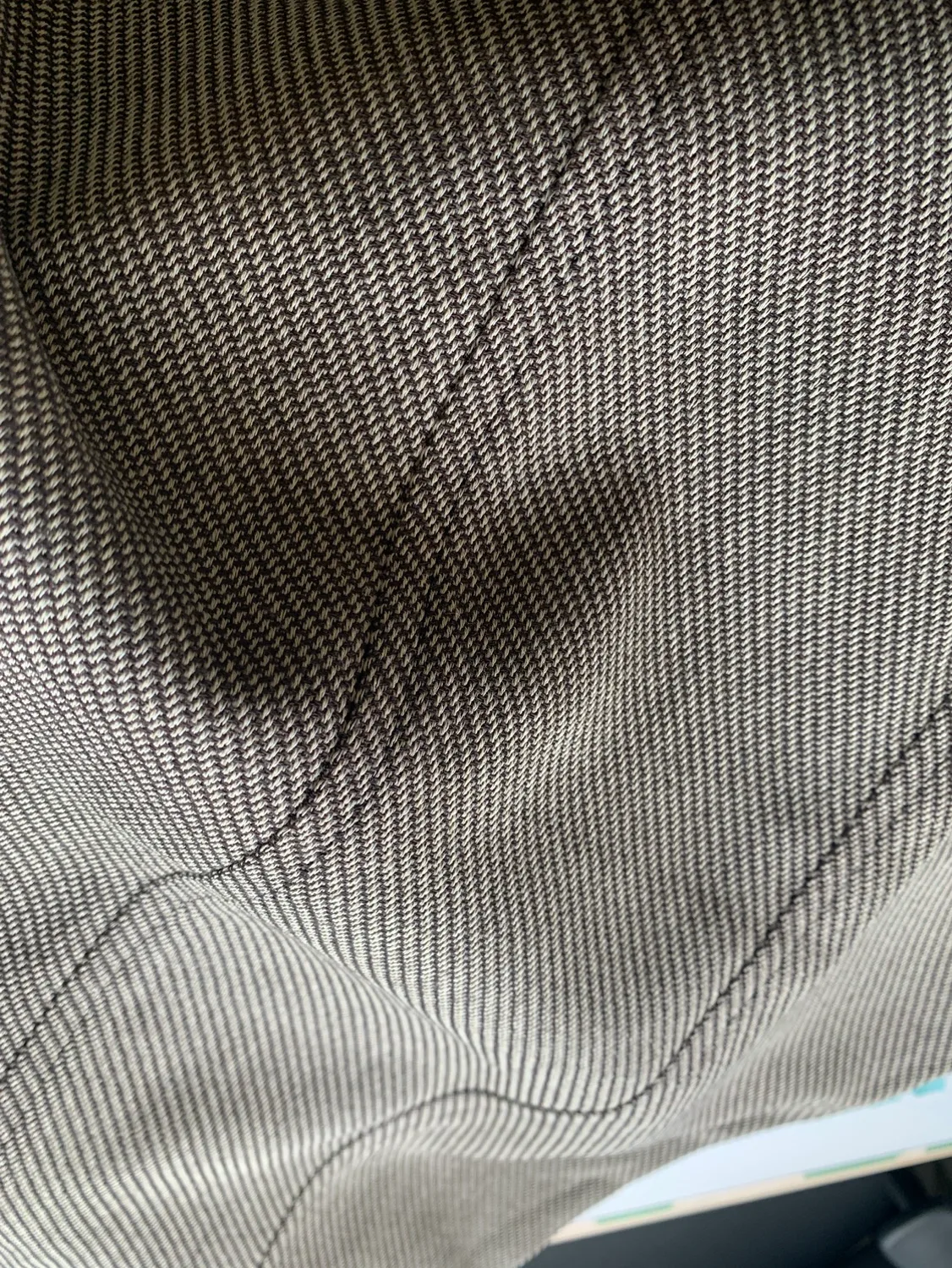 90s Brown & Tan Herringbone Skirt | 100% Wool | Fully Lined image indicator(3)