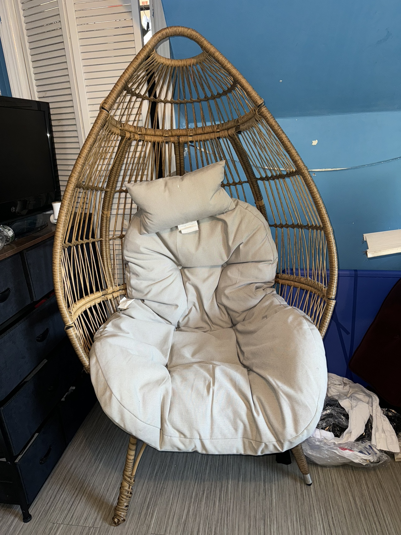 Wicker Egg Chair
