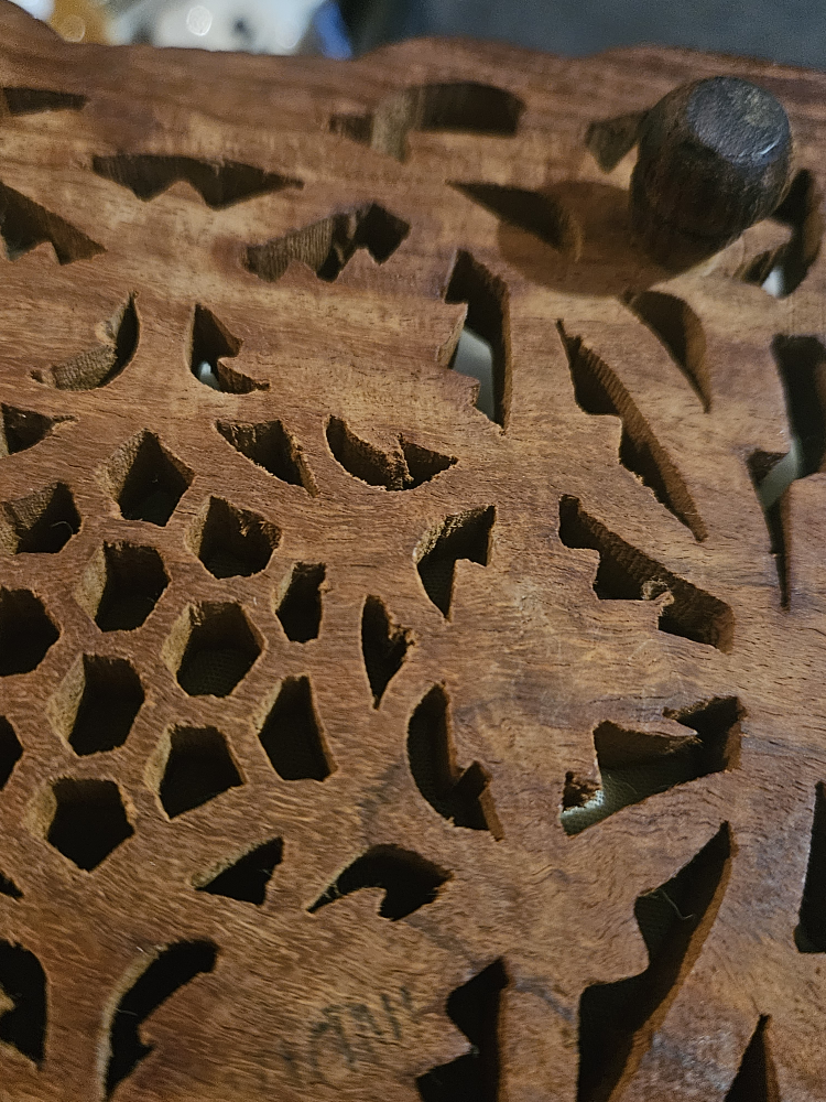 Carved Wooden Coaster - photo 3